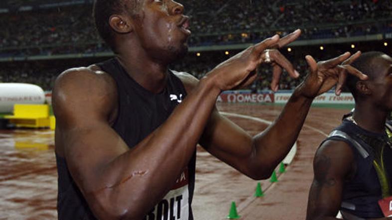Tyson Gay je na prejšnjem mitingu zlate lige v Rimu tekel 9,77 sekunde (najboljš
