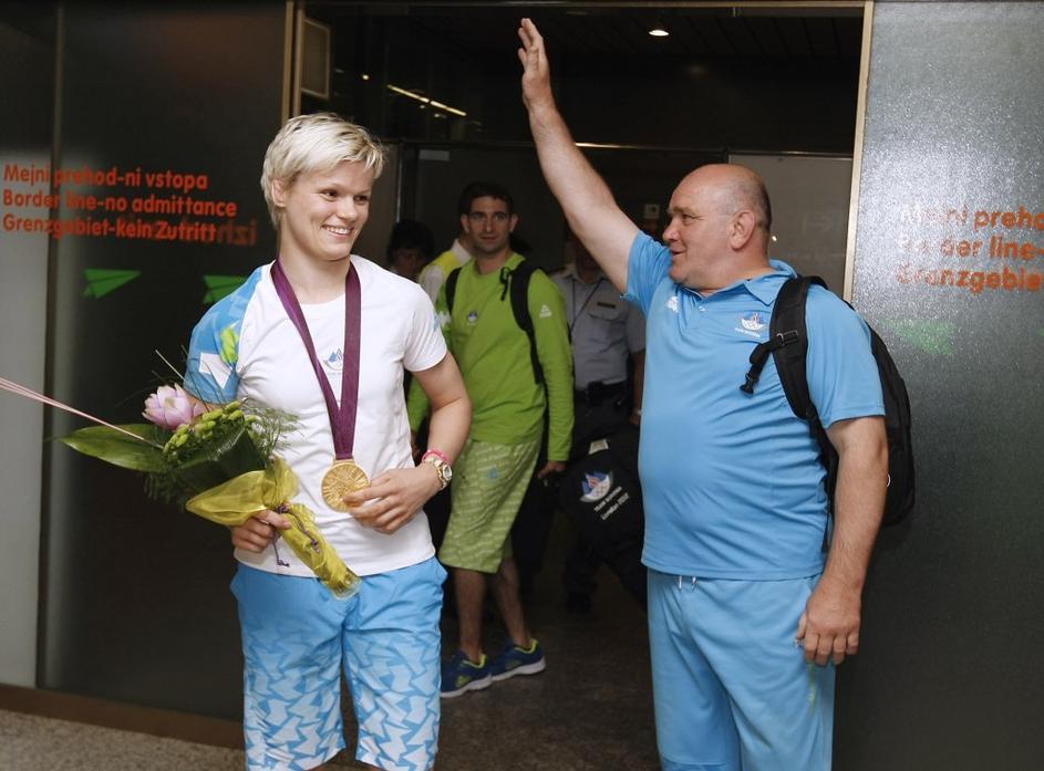 urška žolnir sprejem brnik marjan fabjan