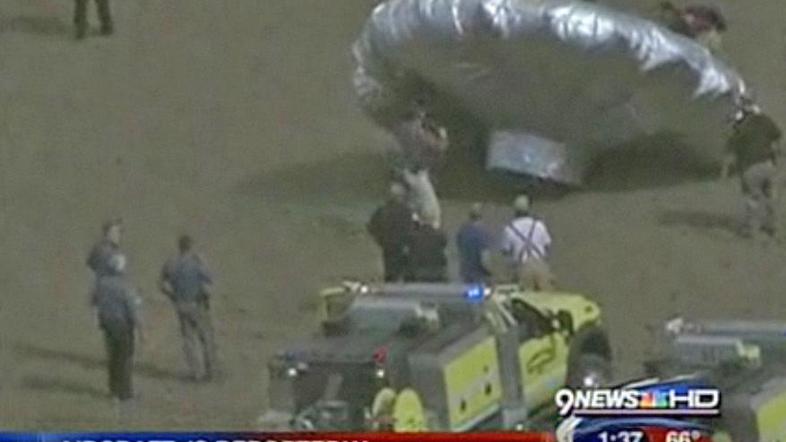 Šestletnik je po zadnjih podatkih ujet v poskusnem balonu, ki so ga izdelali nje