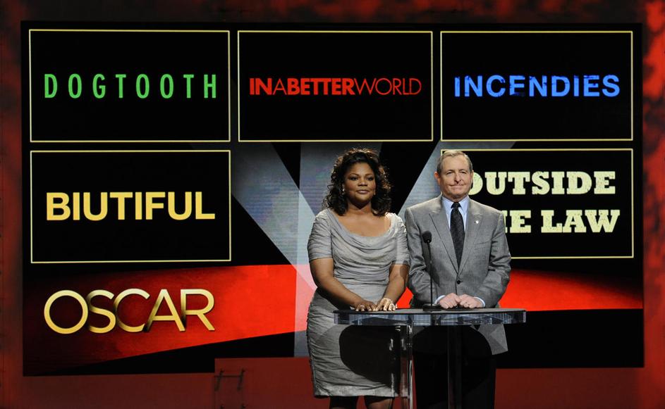 Igralka Mo'Nique in predsednik akademije Tom Sherak sta razglasila letošnje nomi