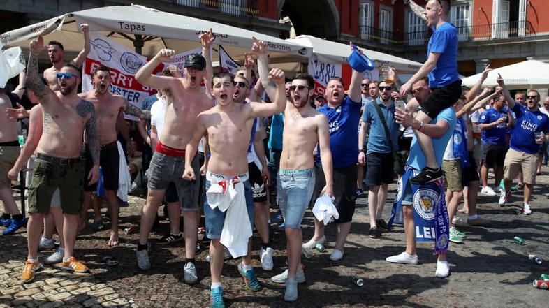 Leicester City navijači Madrid