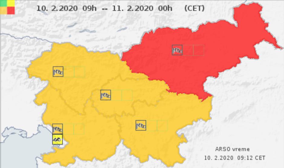 alarm | Avtor: Posnetek zaslona