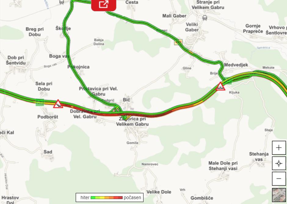 Kolona na dolenjki | Avtor: PIC