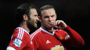 Juan Mata Wayne Rooney Manchester United