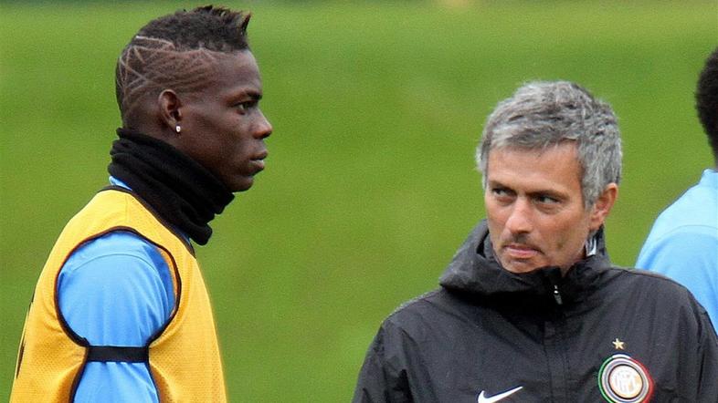 Balotelli Mourinho Barcelona Inter Milano Appiano Gentile Liga prvakov