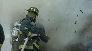 Novice: gasilec požar