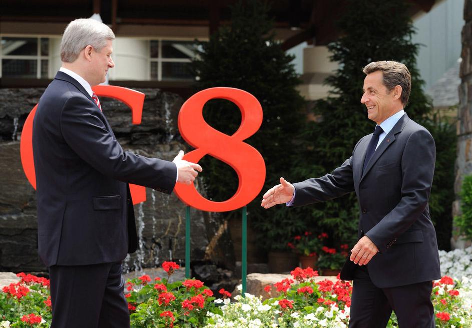 g8, tORONTO, Nicolas Sarkozy, Stephen Harper