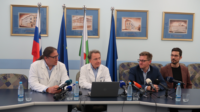 Novinarska konferenca v UKC Ljubljana