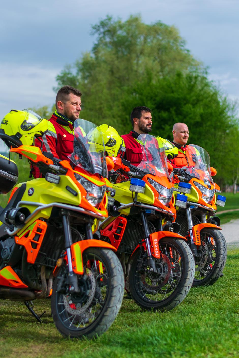 Motoristi reševalci v UKC Ljubljana | Avtor: UKC Ljubljana