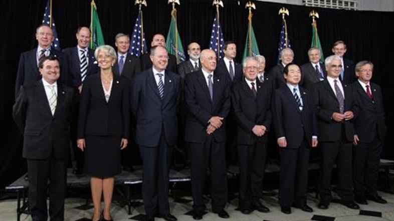 Finančni ministri in guvernerji centralnih bank sedmih industrijsko najbolj razv