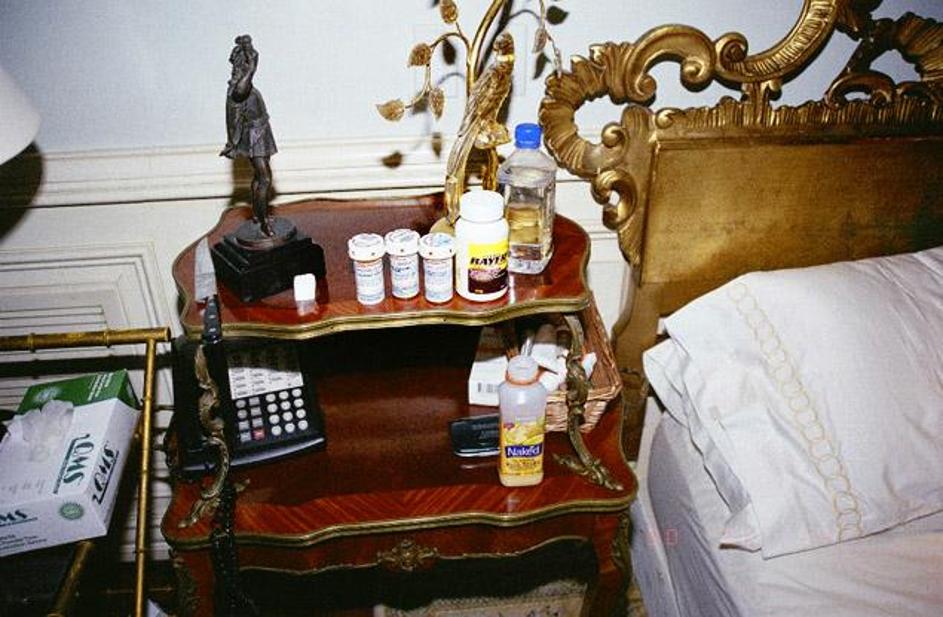 Michael Jackson, spalnica, tablete