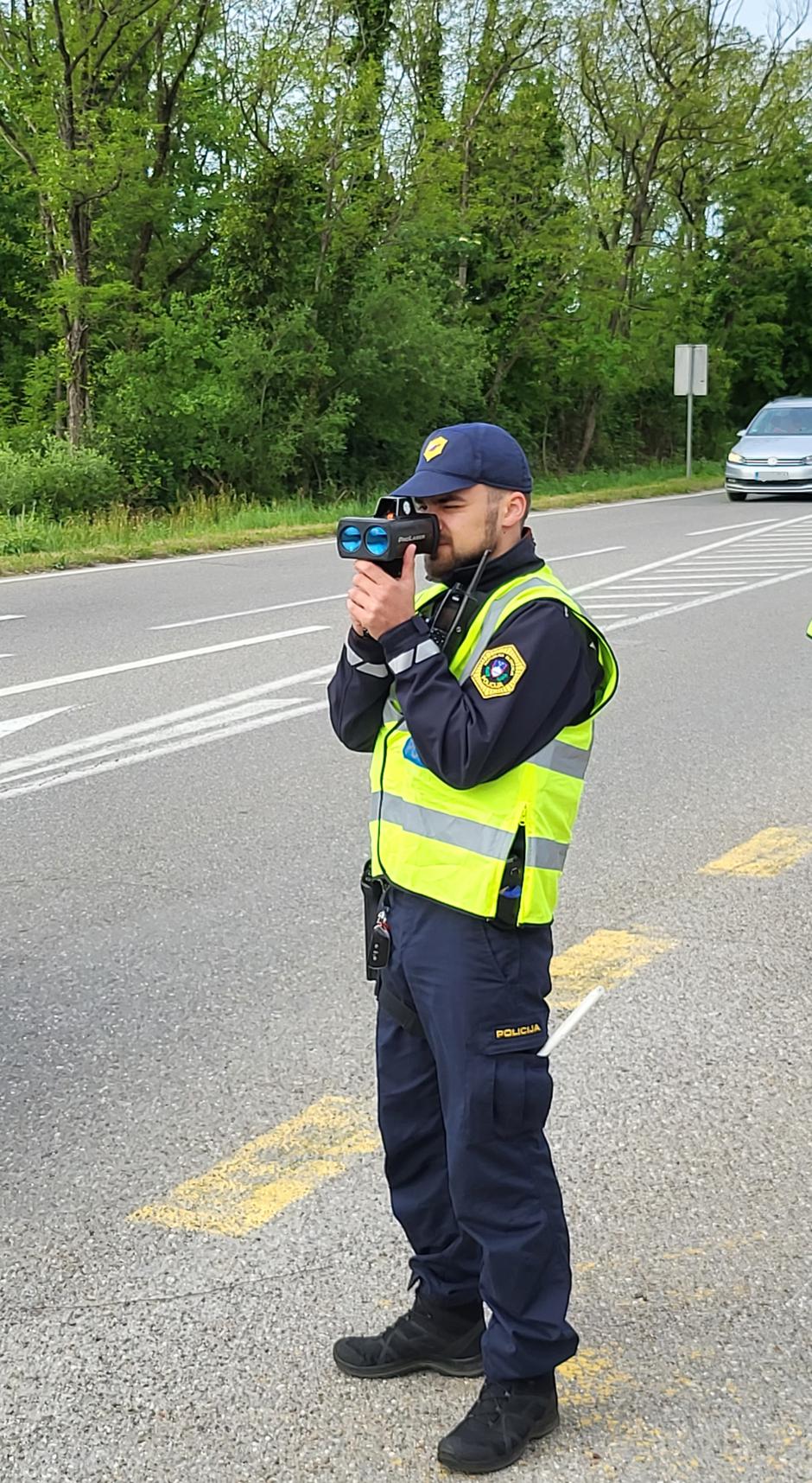 nadzor hitrosti merjenje hitrosti | Avtor: PU Nova Gorica