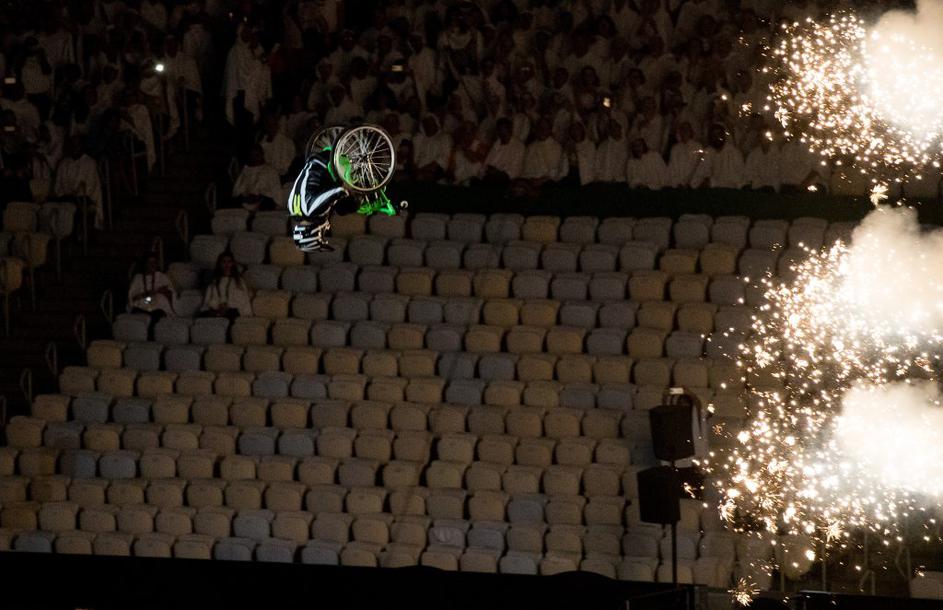 Aaron Wheelz paraolimpijske igre 2016 Rio otvoritev