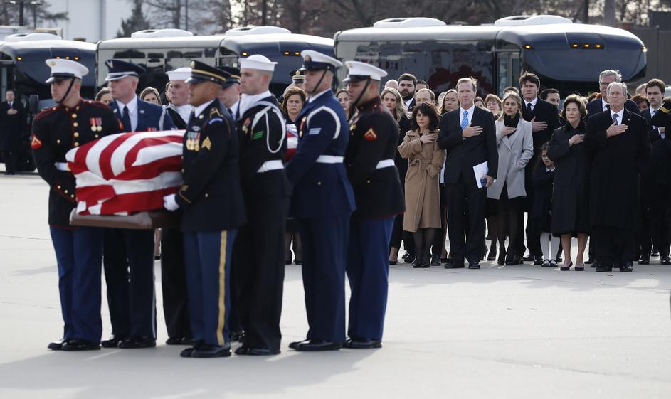 Pogreb George W. Bush
