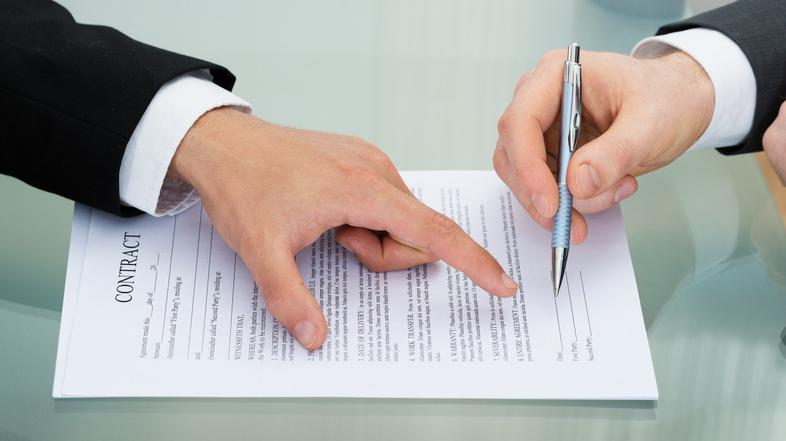 podpis podpisovanje pogodba dokumenti