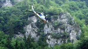 gorski reševalci, reševanje, plezalec, helikopter, gorsko reševanje