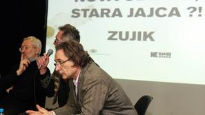 Scena 26.02.2013 Miran Zupancic, Simon Kardum, Branimir Strukelj, novinarska kon