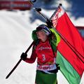 Domračeva zastava Belorusija Pokljuka zasledovanje skupinski start svetovni poka