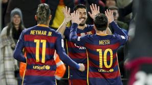 Suarez Neymar Messi Barcelona Valencia Copa del Rey