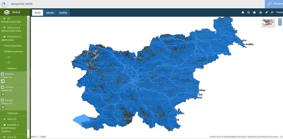 Geoportal Akos | Avtor: PrtScr Akos