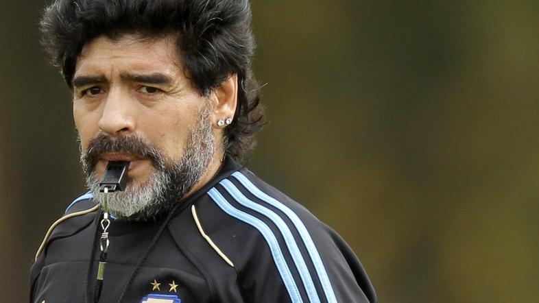 Maradona ima veliko željo, da bi še enkrat postal selektor Argentine. (Foto: Reu