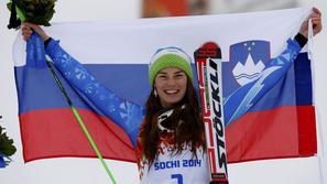 tina maze olimpijske igre soči veleslalom zastava