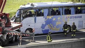 Nesreča avtobusa v Italiji