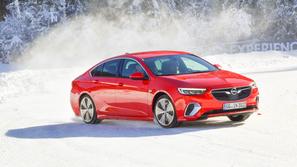 Opel trening zimske vožnje