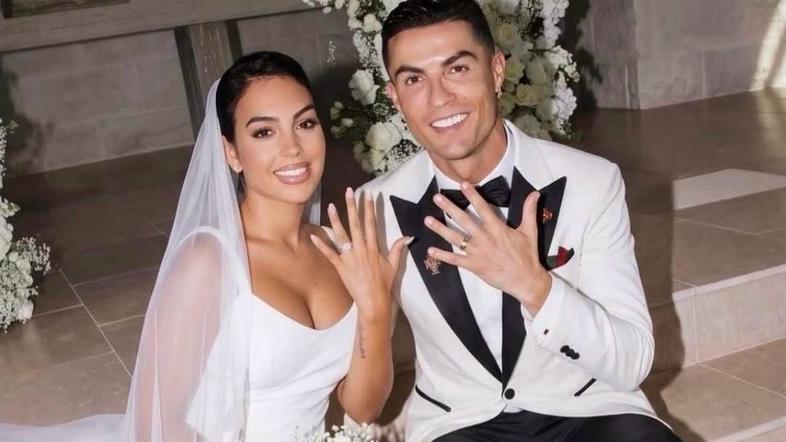 Cristiano Ronaldo in Georgina Rodriguez