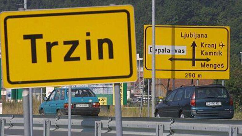Ko zapeljete mimo table Trzin, ste že v drugi občini.