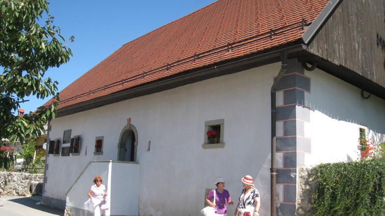 Prešernova hiša v Vrbi.