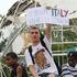 LeBron James Italija Italijan navijač transparent Miami Heat parada proslava nas