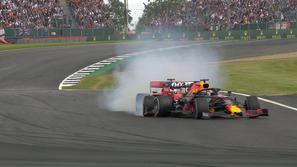 Sebastian Vettel in Max Verstappen