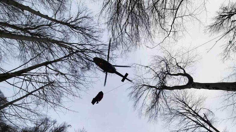 helikopter reševanje Tržič