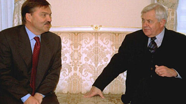 Rene Fasel (na sliki na obisku v Sloveniji leta 2001) je bil ponovno izvoljen na