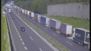 Kolona na štajerski avtocesti