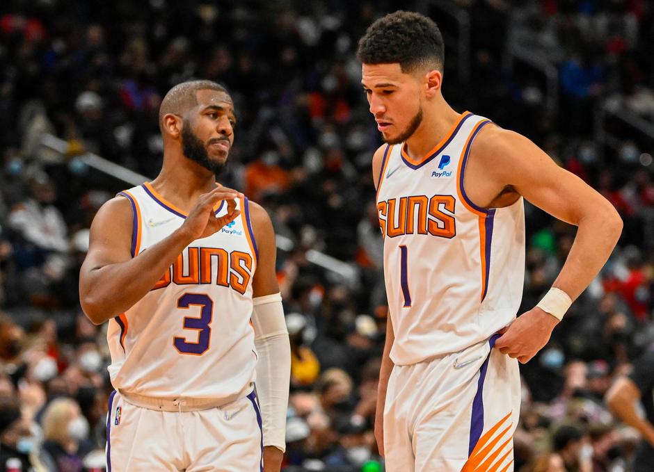 Chris Paul in Devin Booker. | Avtor: Profimedia