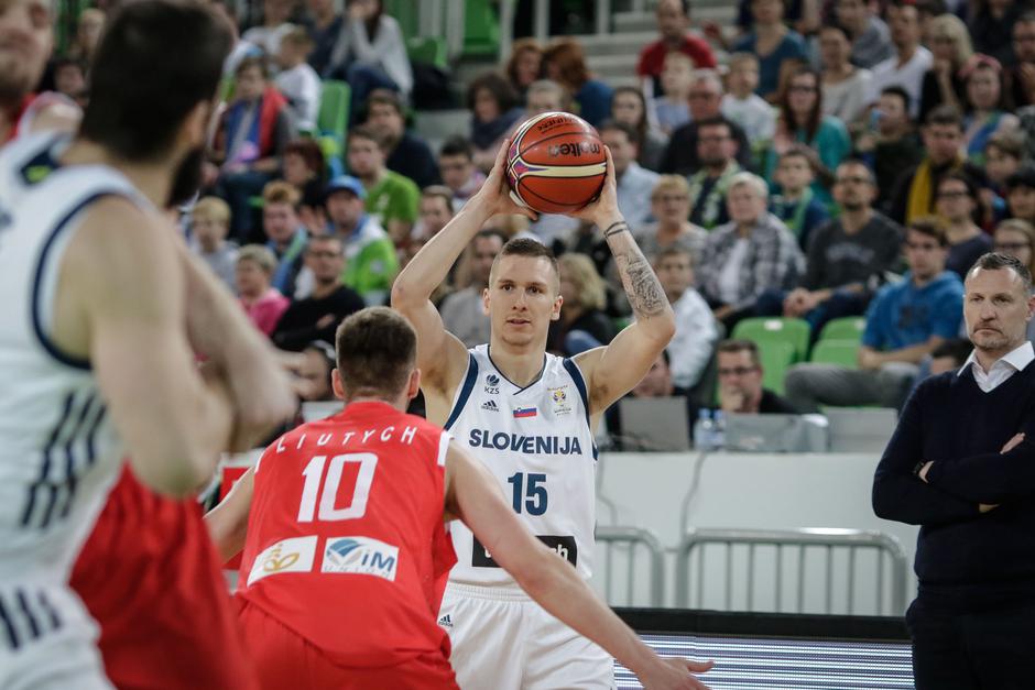 košarka SLO-BLR | Avtor: Saša Despot