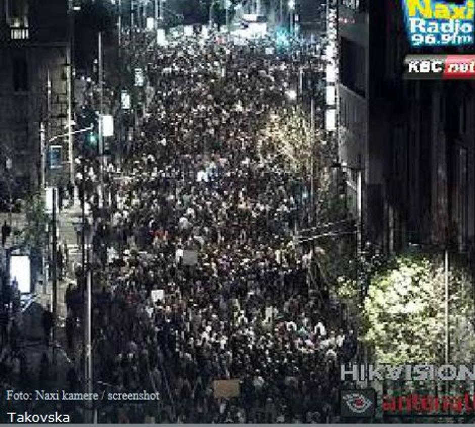 Protesti v Srbiji  | Avtor: Naxi kamere