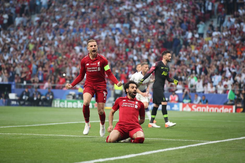 Henderson Salah Liverpool Tottenham Liga prvakov finale | Avtor: Epa