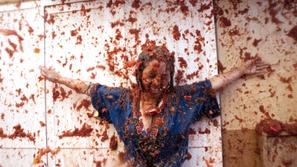 Festival Tomatina v Španiji.