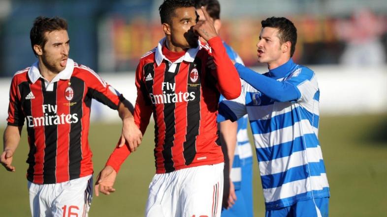 Boateng Pro Patria AC Milan prijateljska tekma rasizem incident škandal Flamini