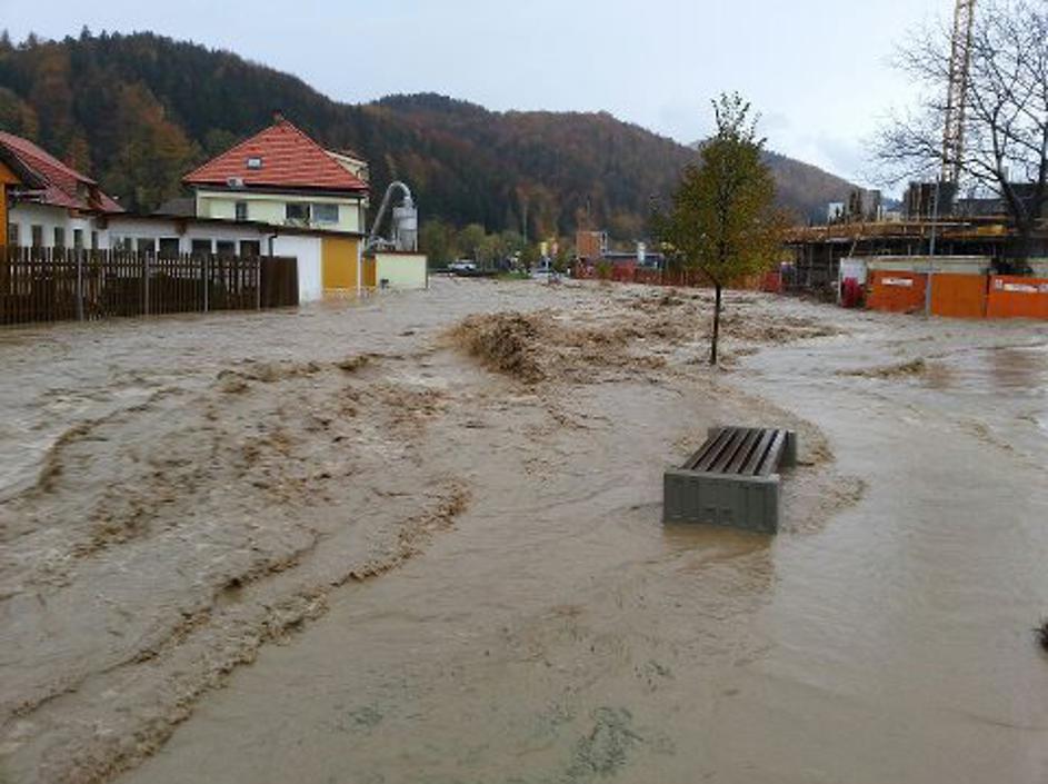 Poplavljanje Pake v Velenju