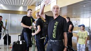 Ekipa Pipistrel ob vrnitvi iz ZDA.