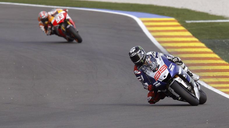 Marquez Lorenzo motoGP Valencia
