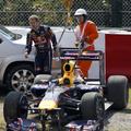 Sebastian Vettel VN Japonske Suzuka nesreča
