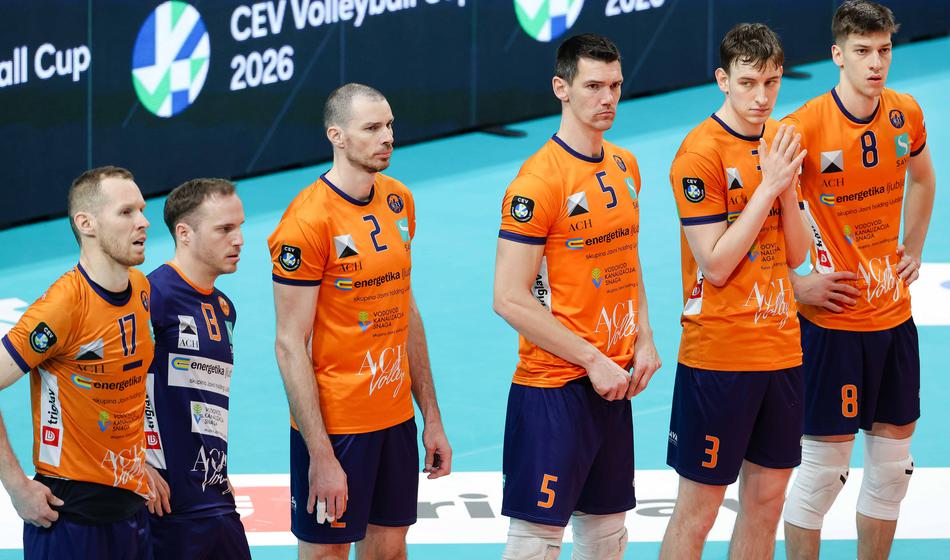 Slovo od Evrope: ACH Volley obstal pred vrati velikega finala
