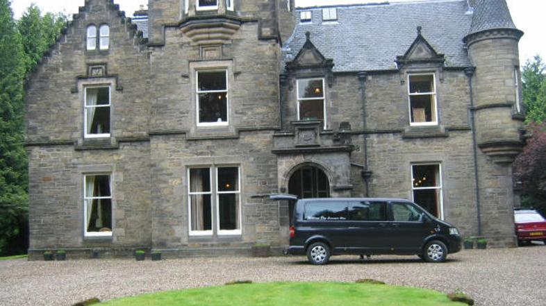 Dvorec v škotskem podeželju.