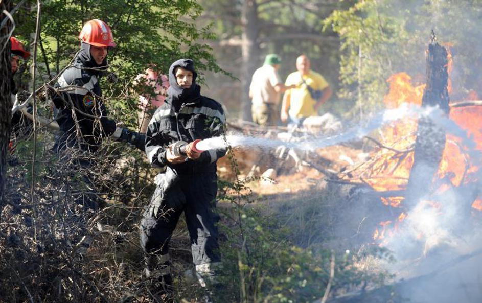 požar, Split, gašenje