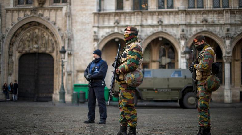 Protiteroristične racije v Bruslju